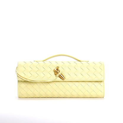 Leather handbag featuring a stylish buckle, crafted from compact natural leather, perfect for everyday use. 9
