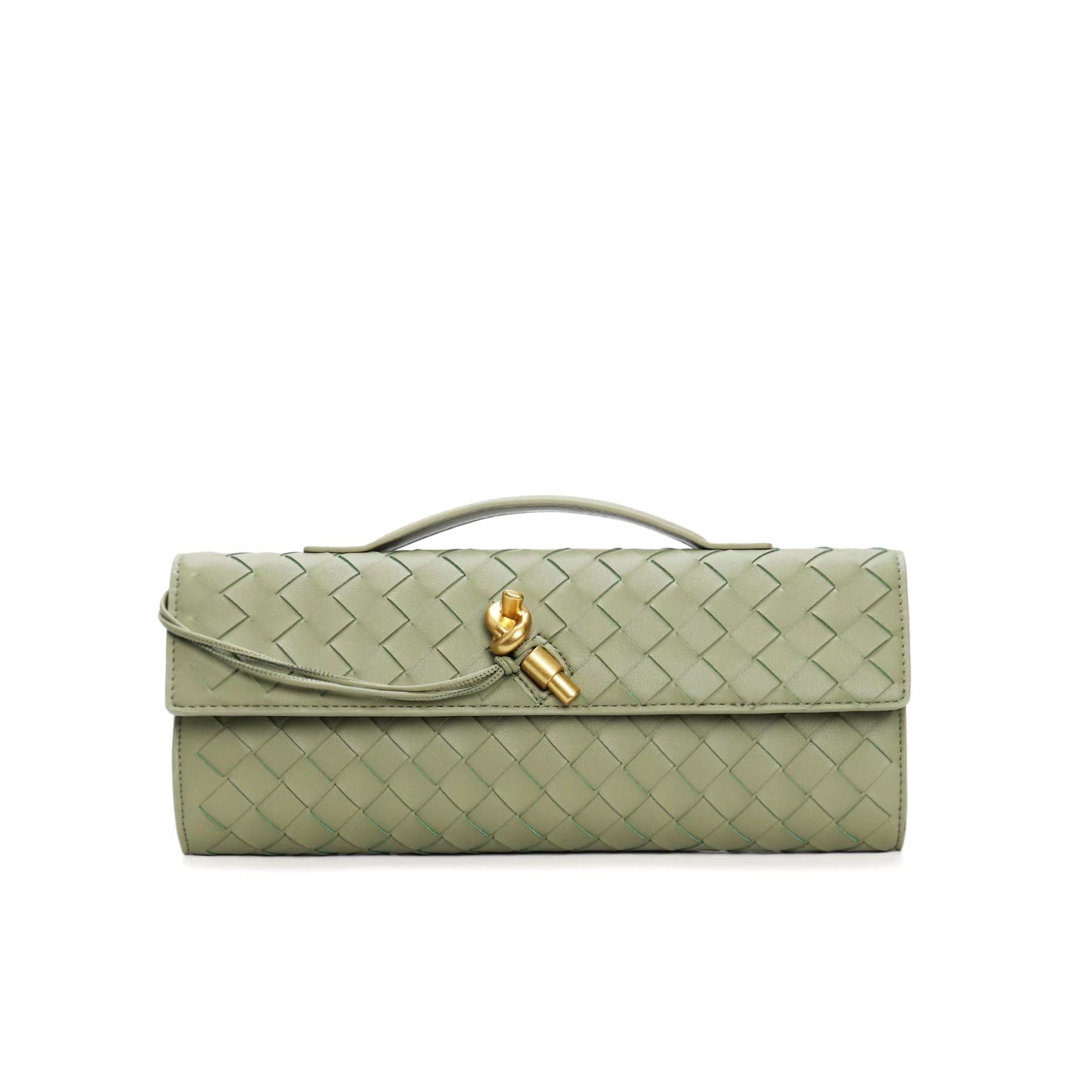 Leather handbag featuring a stylish buckle, crafted from compact natural leather, perfect for everyday use. 17