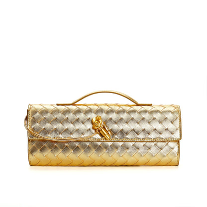 Leather handbag featuring a stylish buckle, crafted from compact natural leather, perfect for everyday use. 21