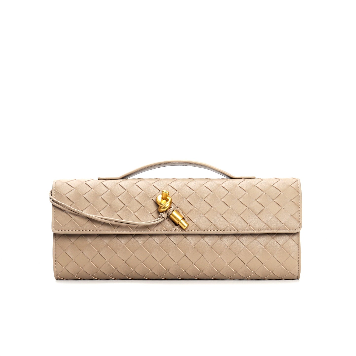 Leather handbag featuring a stylish buckle, crafted from compact natural leather, perfect for everyday use. 19