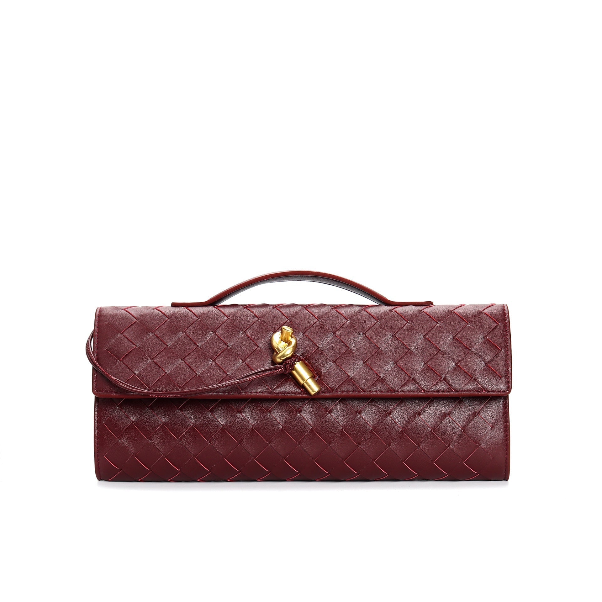 Leather handbag featuring a stylish buckle, crafted from compact natural leather, perfect for everyday use. 16