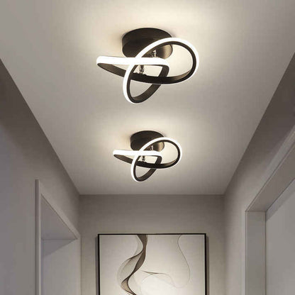LED ceiling lamp featuring adjustable brightness, designed in a sleek modern style, perfect for illuminating kitchens and bedrooms. 5