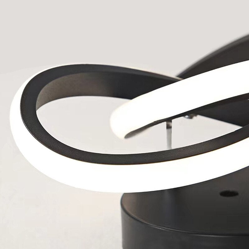 LED ceiling lamp featuring adjustable brightness, designed in a sleek modern style, perfect for illuminating kitchens and bedrooms. 3