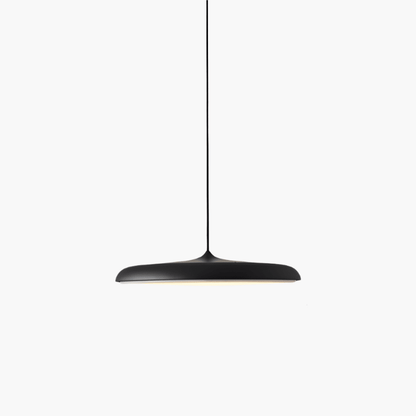 Scandinavian-style LED pendant lamp with adjustable cable, featuring a sleek aluminum design, perfect for illuminating kitchen and dining areas. 8