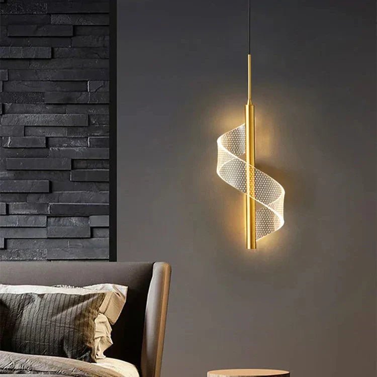 LED pendant lights featuring a modern minimalist design in black and gold, with adjustable height for versatile lighting solutions. 1