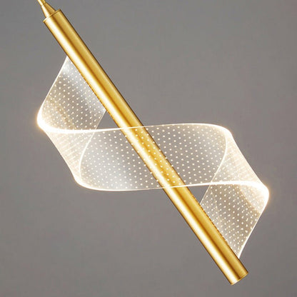 LED pendant lights featuring a modern minimalist design in black and gold, with adjustable height for versatile lighting solutions. 6