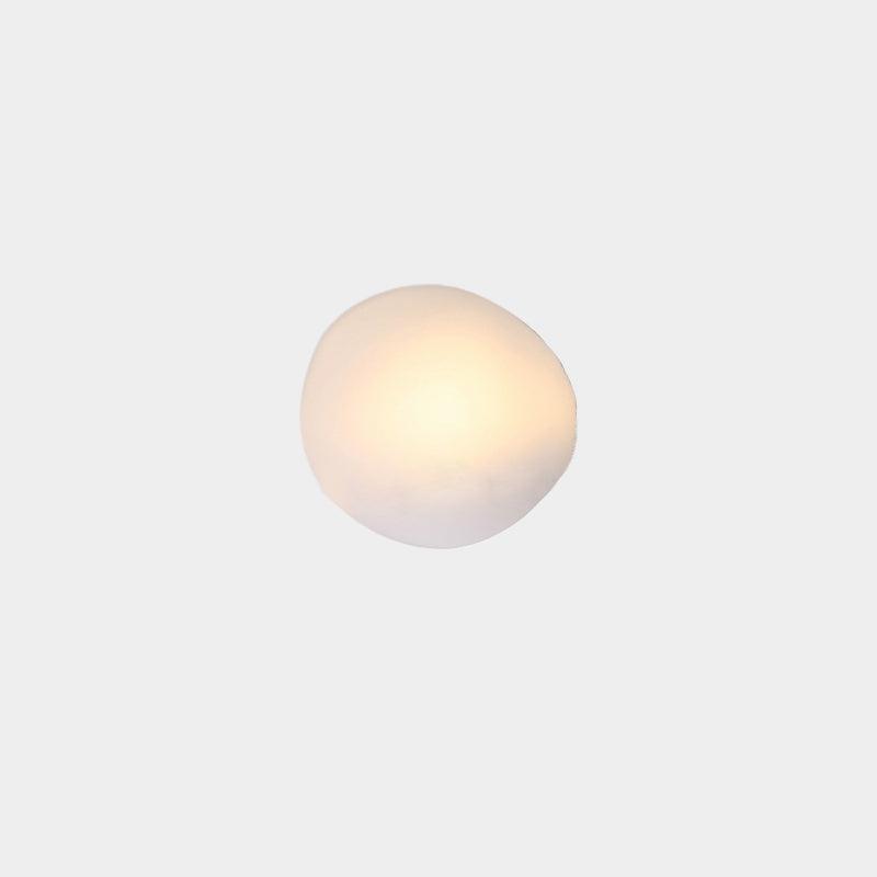 LED wall lamp featuring an adjustable light color, designed with a sleek oval shape in metal and glass, perfect for modern home decor. 19