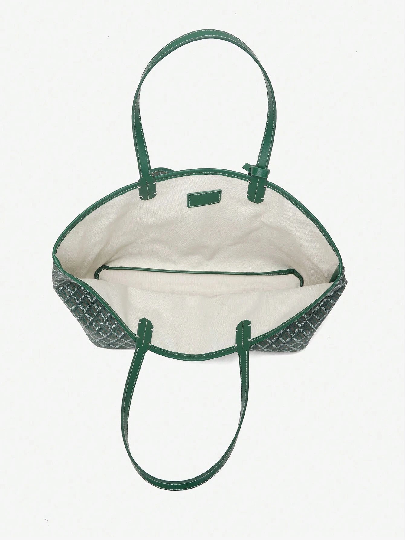 Lightweight PVC shoulder tote bag for women featuring a spacious design, sturdy handles, and a modern minimalist style, perfect for daily use and versatile outfits. 5