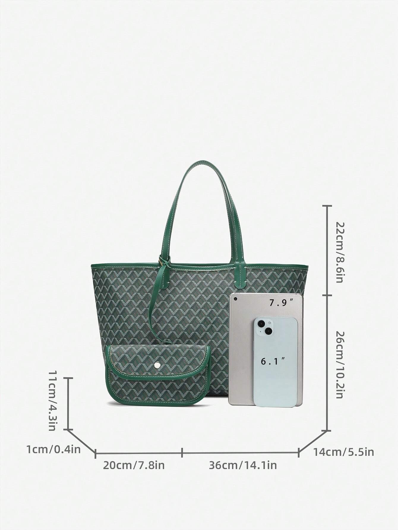 Lightweight PVC shoulder tote bag for women featuring a spacious design, sturdy handles, and a modern minimalist style, perfect for daily use and versatile outfits. 7