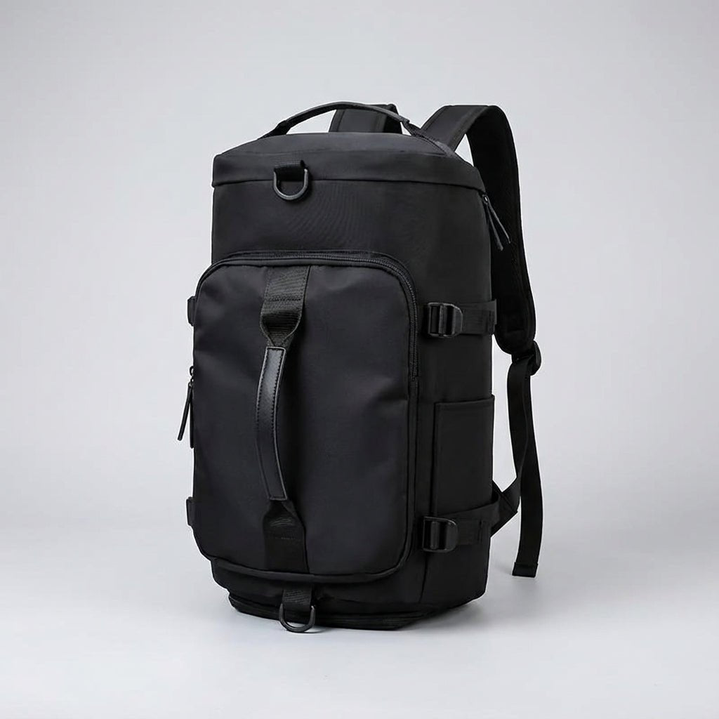 Lightweight travel backpack with waterproof design, ergonomic comfort features, and made from durable Oxford fabric, ideal carry-on for men. 2