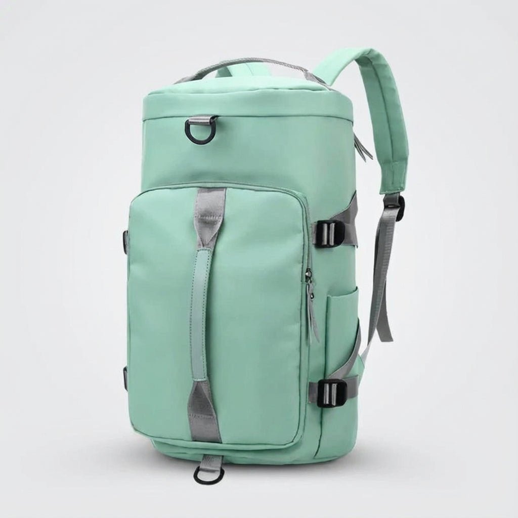 Lightweight travel backpack with waterproof design, ergonomic comfort features, and made from durable Oxford fabric, ideal carry-on for men. 8