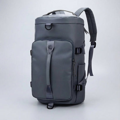 Lightweight travel backpack with waterproof design, ergonomic comfort features, and made from durable Oxford fabric, ideal carry-on for men. 6