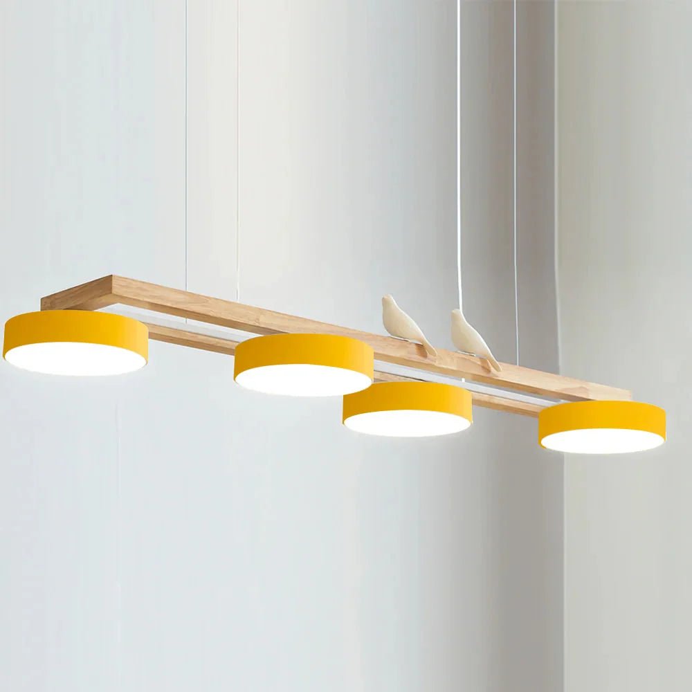 Modern linear pendant light featuring an adjustable cable and dimmable LED, ideal for kitchen islands, available in various finishes. 9