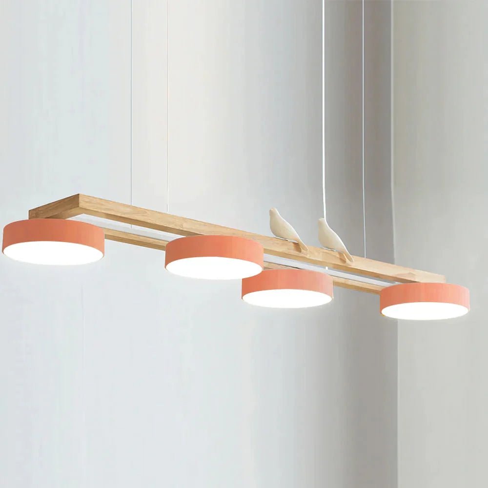 Modern linear pendant light featuring an adjustable cable and dimmable LED, ideal for kitchen islands, available in various finishes. 12