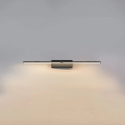 Modern linear wall light with integrated LED in sleek black or white design, perfect for contemporary interiors. 0