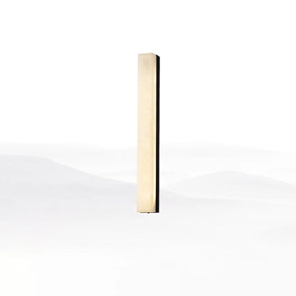 Modern linear wall light featuring integrated LED technology and an elegant alabaster design, suitable for versatile mounting and equipped with dimmable options for customizable ambiance. 10