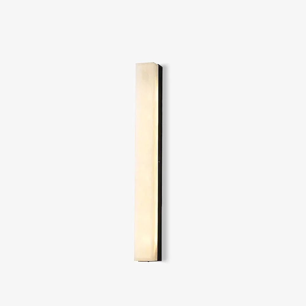 Modern linear wall light featuring integrated LED technology and an elegant alabaster design, suitable for versatile mounting and equipped with dimmable options for customizable ambiance. 1