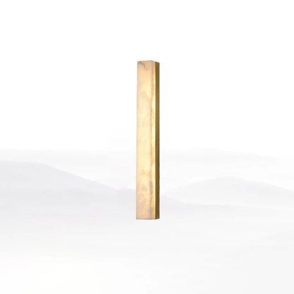 Modern linear wall light featuring integrated LED technology and an elegant alabaster design, suitable for versatile mounting and equipped with dimmable options for customizable ambiance. 0