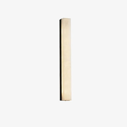 Modern linear wall light featuring integrated LED technology and an elegant alabaster design, suitable for versatile mounting and equipped with dimmable options for customizable ambiance. 5