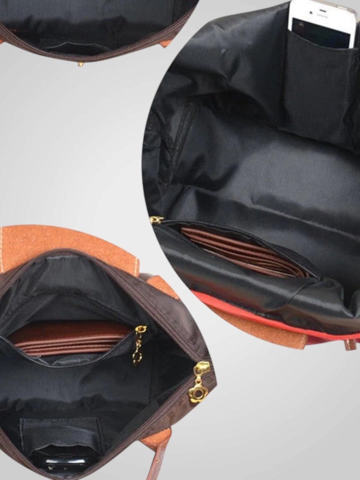 Luxury shoulder bag crafted from high-quality leather featuring a spacious interior and elegant design, perfect for everyday use. 4