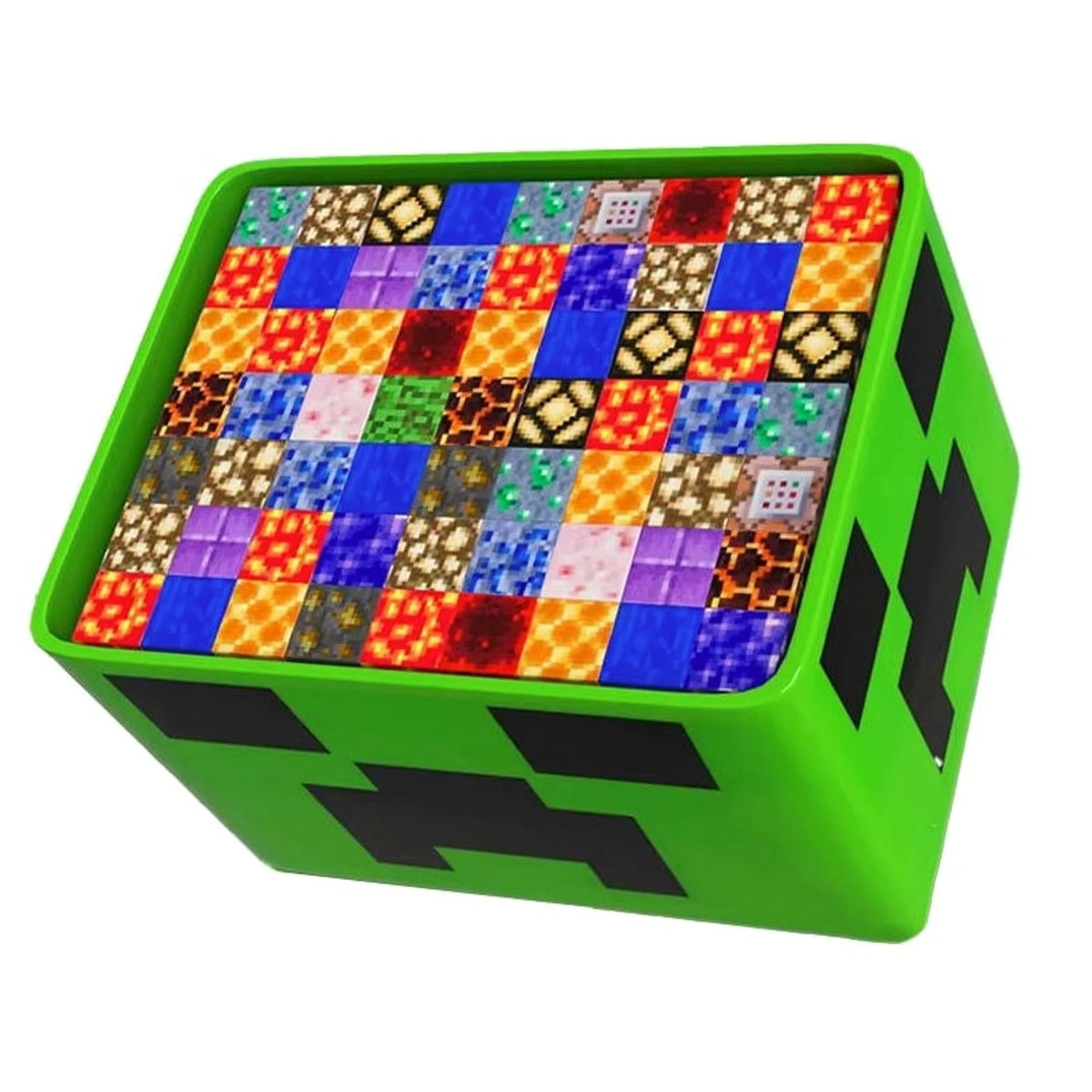 Magnetic Building Blocks Set featuring 205 colorful pieces and figurines, made from durable non-toxic plastic, ideal for creative play and imaginative construction. 1
