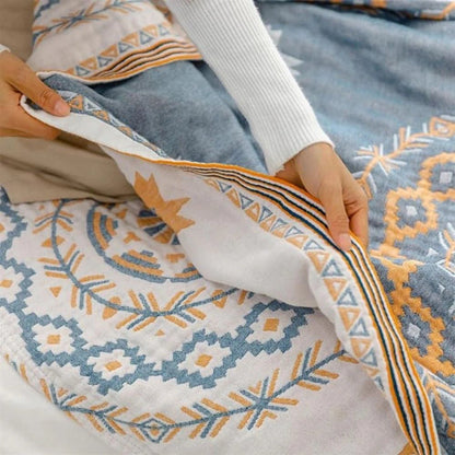 Mandala Pattern Throw Blanket