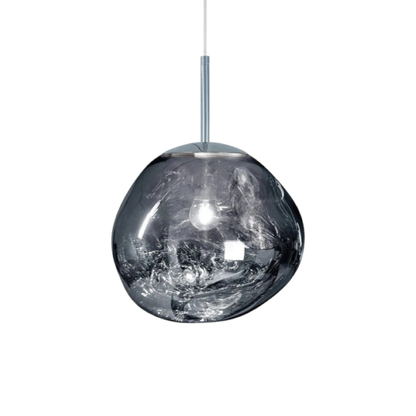 Modern Melt Pendant Lamp featuring an adjustable height design, crafted from sleek acrylic and metal, perfect for enhancing contemporary kitchen decor. 5