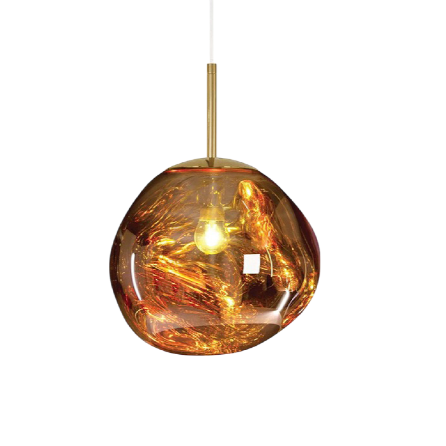 Modern Melt Pendant Lamp featuring an adjustable height design, crafted from sleek acrylic and metal, perfect for enhancing contemporary kitchen decor. 3