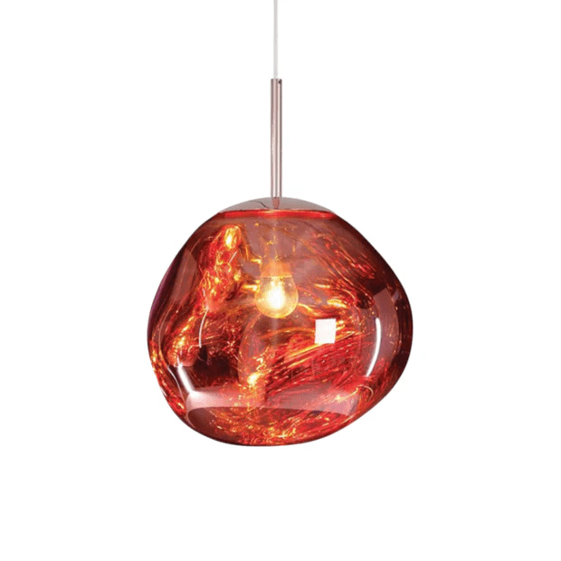 Modern Melt Pendant Lamp featuring an adjustable height design, crafted from sleek acrylic and metal, perfect for enhancing contemporary kitchen decor. 0