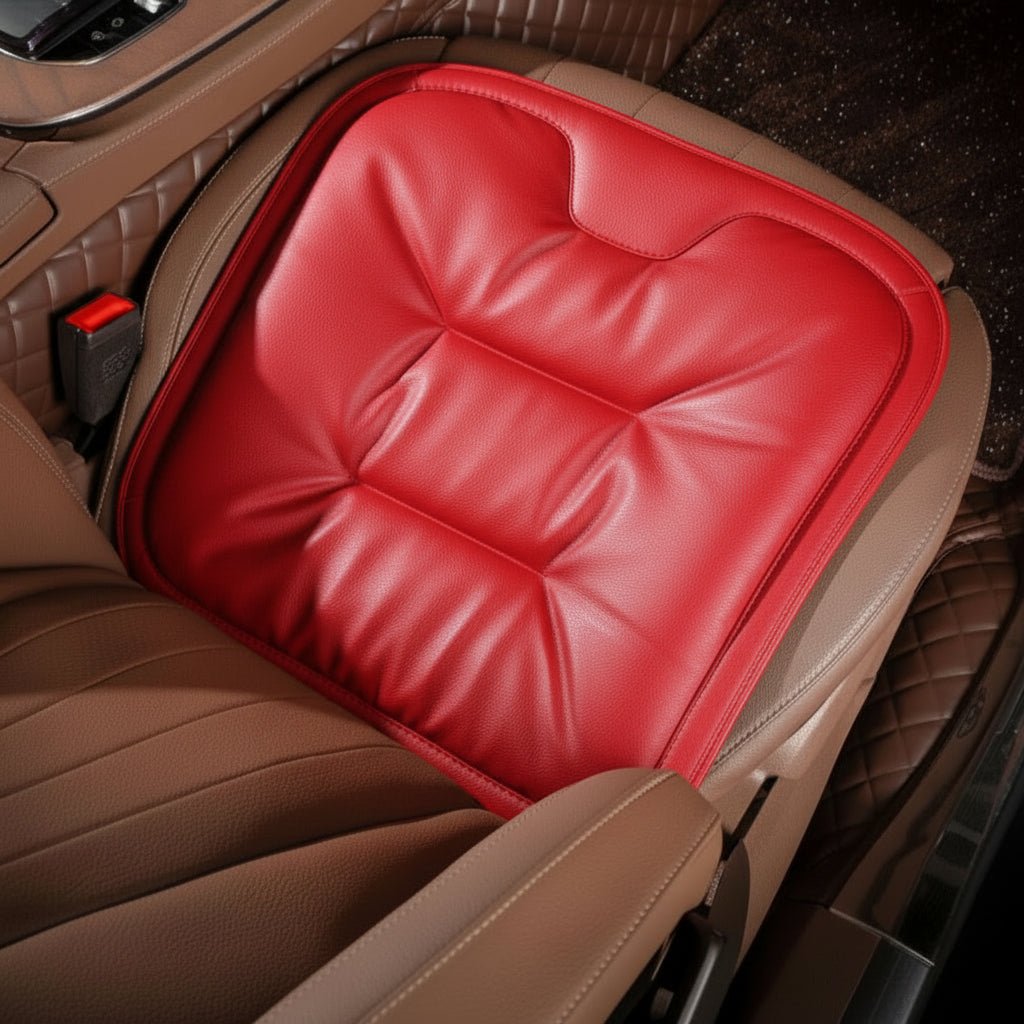 Memory Foam Car Seat Cushion with Lumbar Support – Breathable Cover for Back Support and Comfort 4