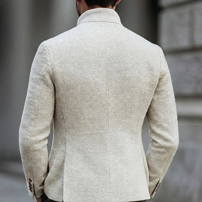 Men's tailored fit cardigan featuring a button placket, made from soft fabric for comfort, available in sizes S to 3XL, perfect for versatile 3