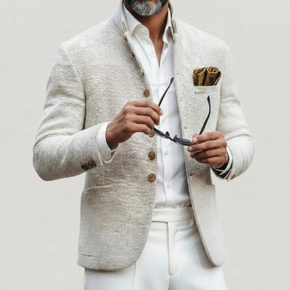 Men's tailored fit cardigan featuring a button placket, made from soft fabric for comfort, available in sizes S to 3XL, perfect for versatile 2