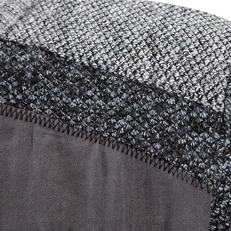 Men's cardigan with zipper closure, crafted from warm wool-like fabric, ideal for modern layering in cool weather. 5