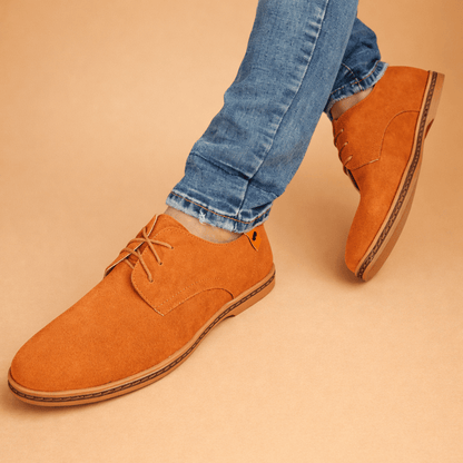 Men's lace-up oxford shoes featuring a padded insole, crafted from vegan leather, suitable for both casual and formal occasions. 6