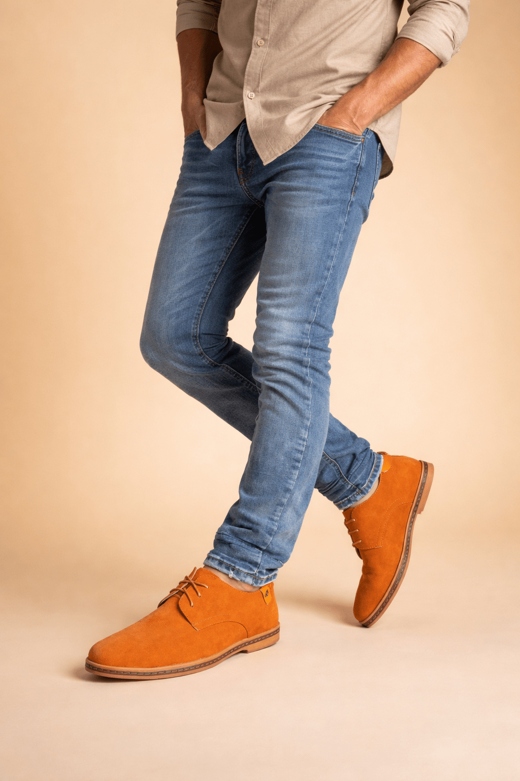 Men's lace-up oxford shoes featuring a padded insole, crafted from vegan leather, suitable for both casual and formal occasions. 7