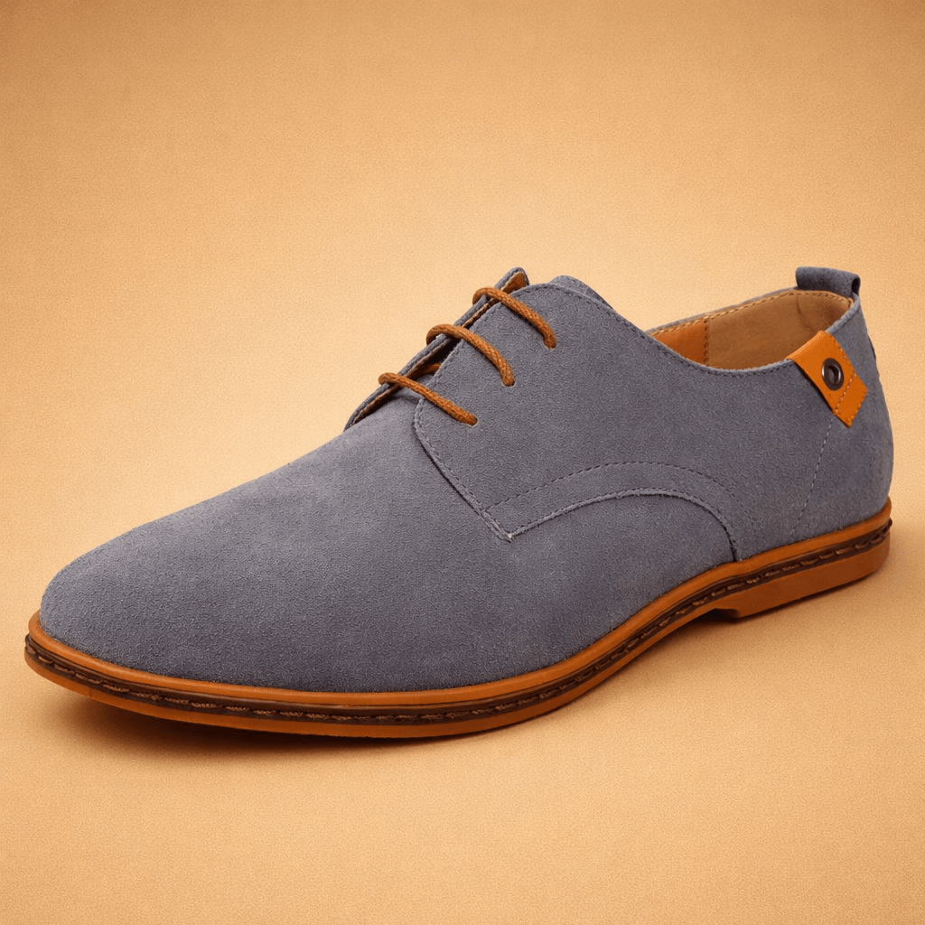 Men's lace-up oxford shoes featuring a padded insole, crafted from vegan leather, suitable for both casual and formal occasions. 3