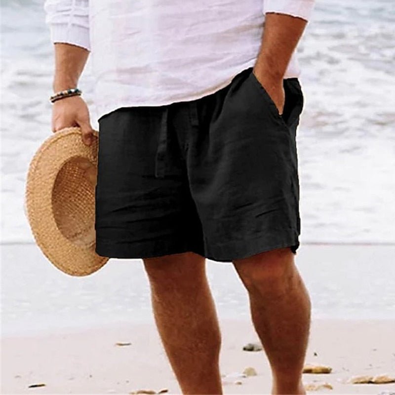 Men's Lightweight Shorts with Adjustable Drawstring and Pockets – Casual Summer Style 2