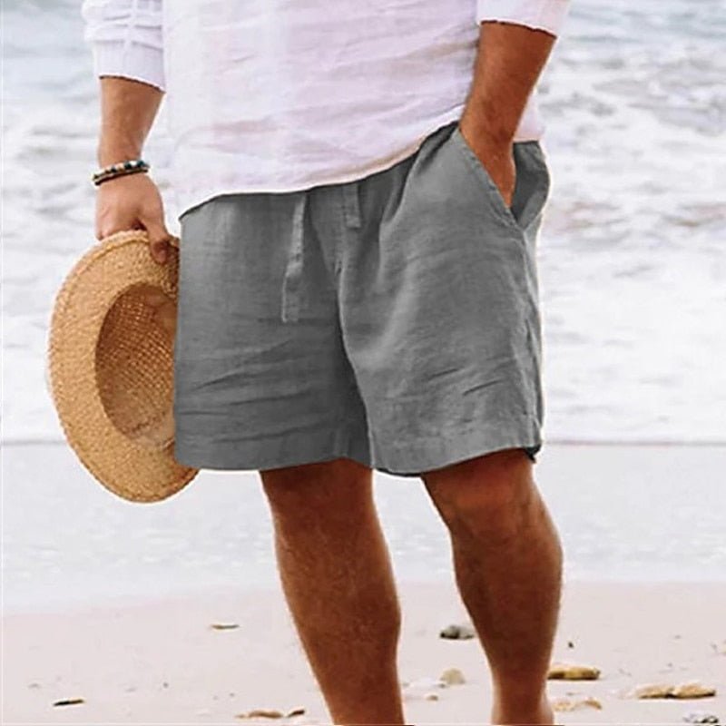 Men's Lightweight Shorts with Adjustable Drawstring and Pockets – Casual Summer Style 3