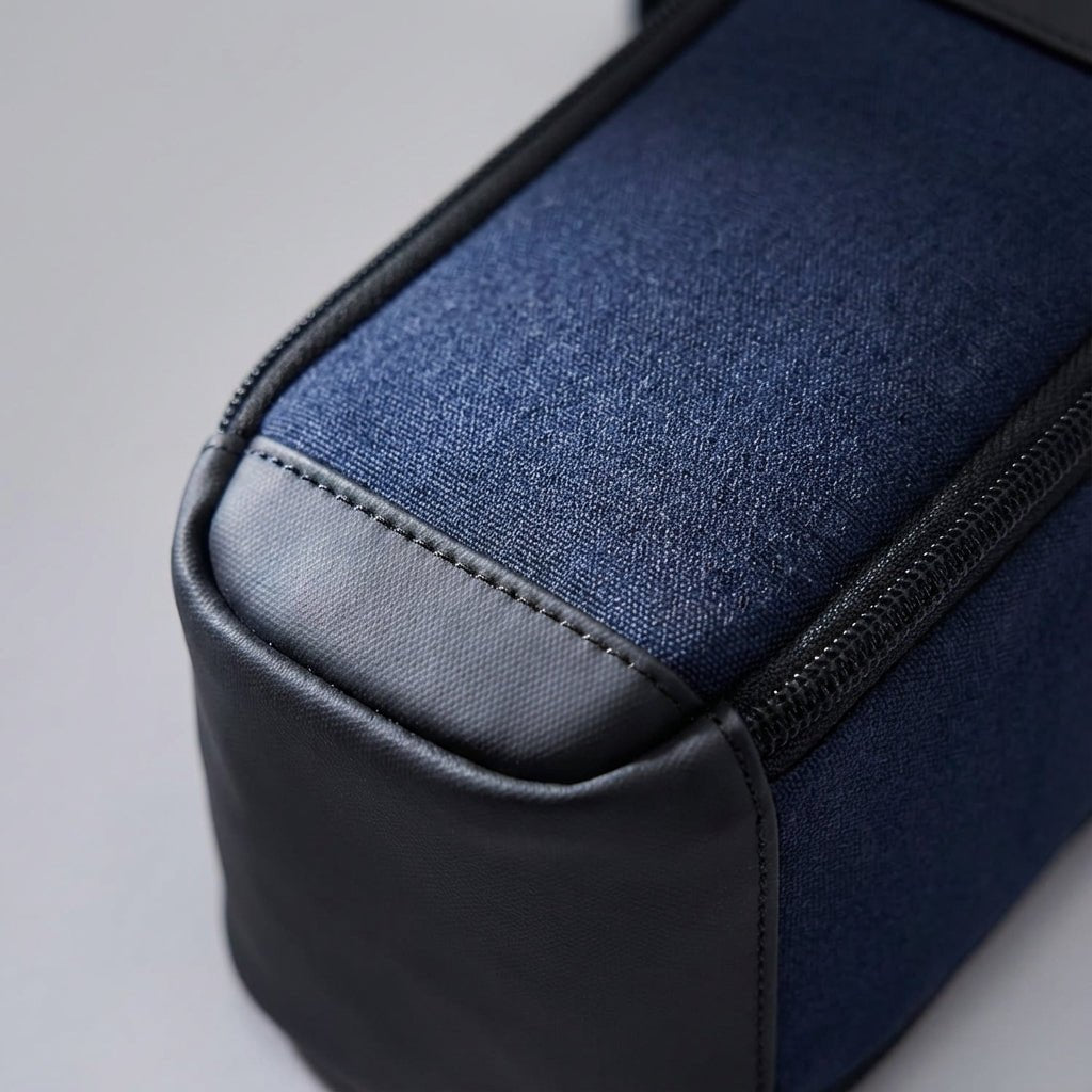 Mens messenger bag featuring RFID protection and water-resistant material, designed as a compact crossbody with multiple organizer pockets for convenience and style. 3