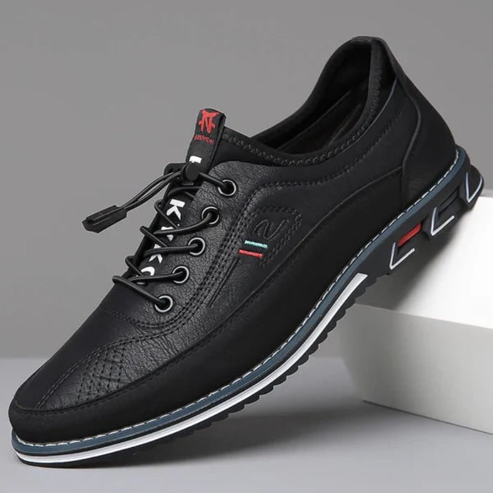 Men's orthopedic lace-up shoes featuring a breathable design, ideal for casual comfort and all-day wear. 5