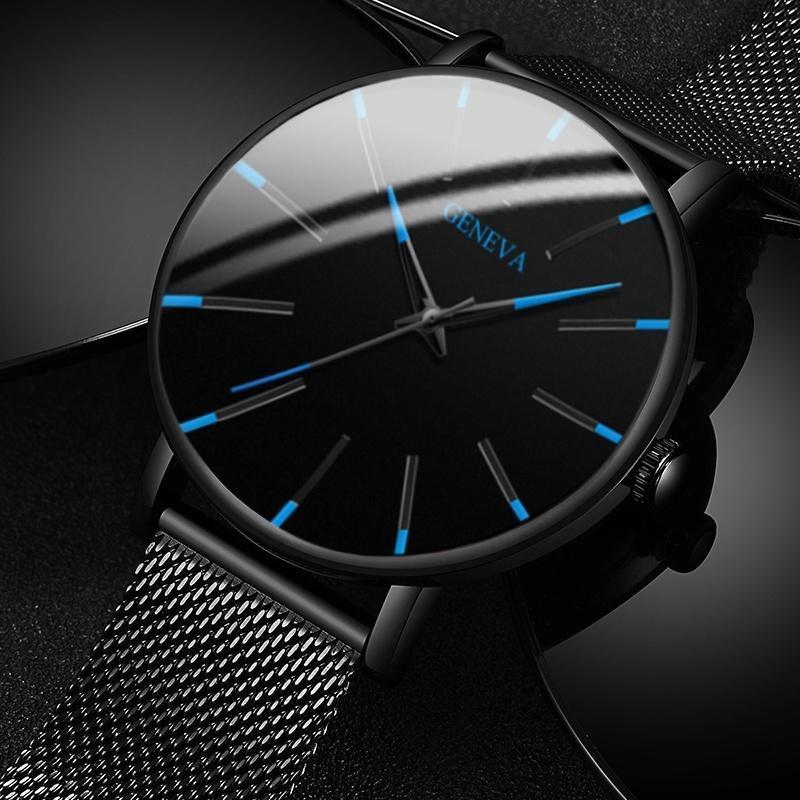 Men's quartz watch featuring a minimalist design and a durable stainless steel case, perfect for everyday elegance. 2