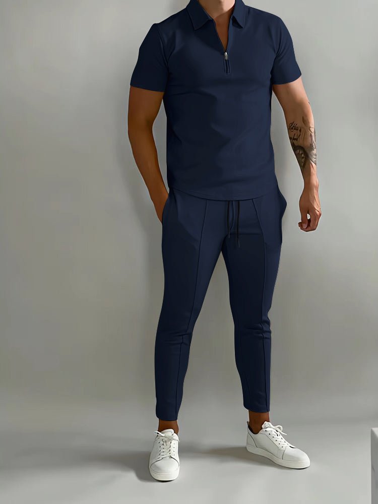 Men's lightweight tracksuit made from versatile polyester, designed for activewear, suitable for both indoor and outdoor activities. 3