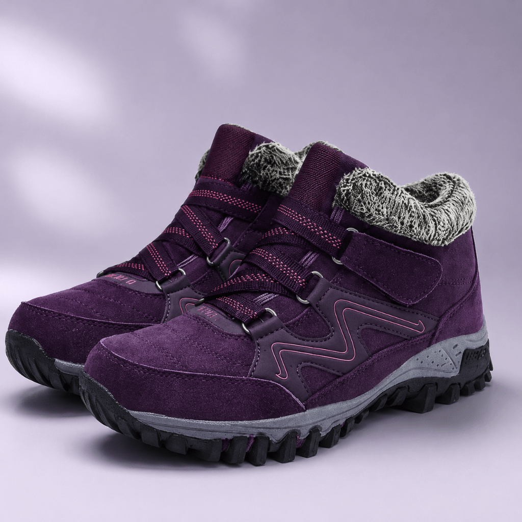 Men's waterproof winter snow boots featuring insulated comfort and a secure strap design, perfect for outdoor activities and casual wear. 2