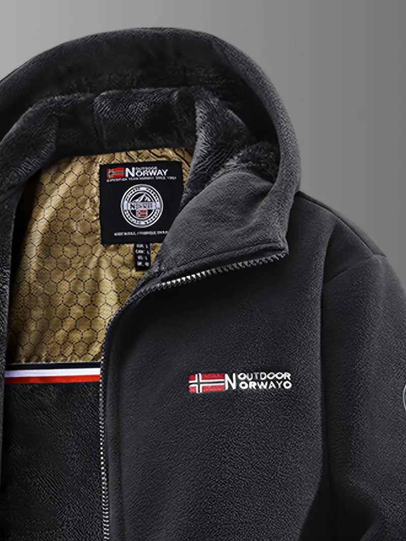 Men's winter jacket featuring a wind-resistant shell and thermal fleece lining, designed for optimal insulation and comfort in cold weather. 8