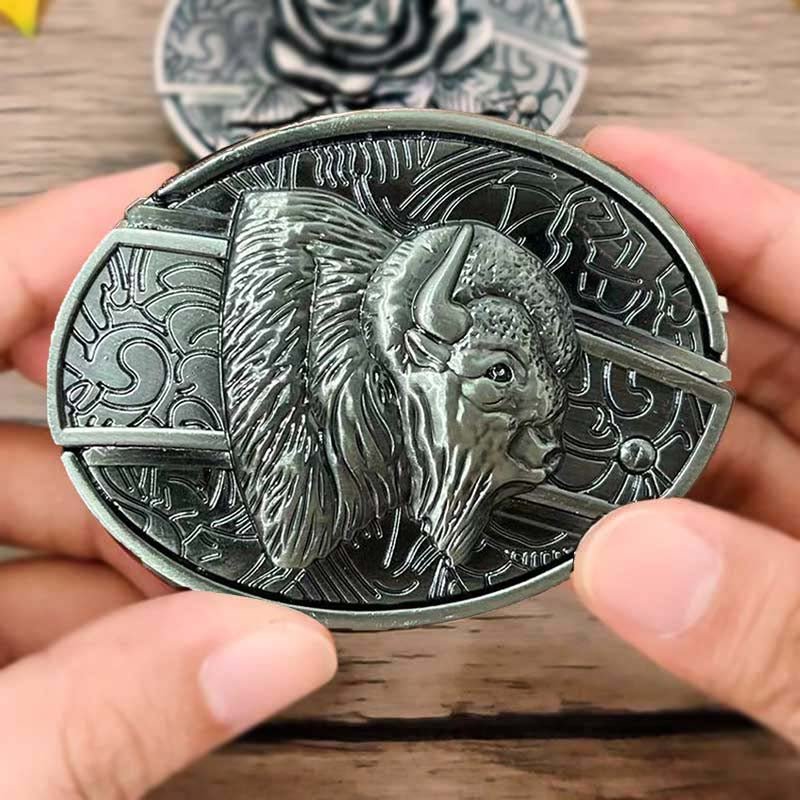 Metal Oval Belt Buckle with Hidden EDC Tool – Durable Zinc Alloy for 1.5 Inch Belts 11