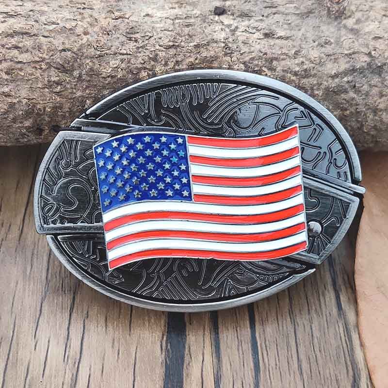Metal Oval Belt Buckle with Hidden EDC Tool – Durable Zinc Alloy for 1.5 Inch Belts 10
