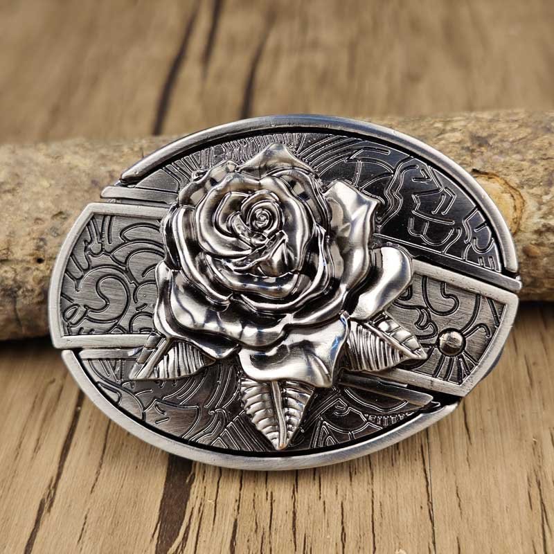 Metal Oval Belt Buckle with Hidden EDC Tool – Durable Zinc Alloy for 1.5 Inch Belts 12