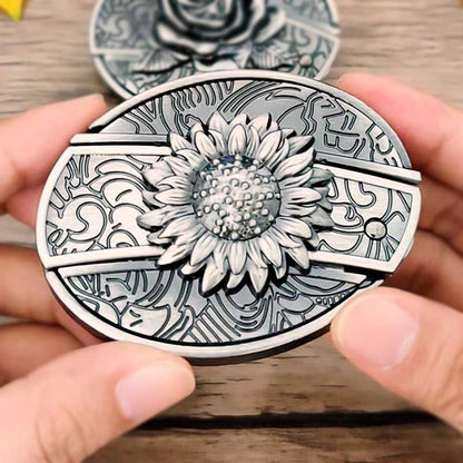 Metal Oval Belt Buckle with Hidden EDC Tool – Durable Zinc Alloy for 1.5 Inch Belts 8