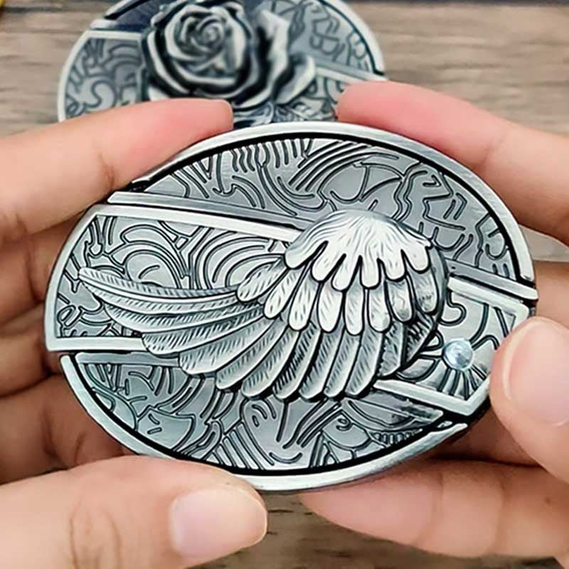 Metal Oval Belt Buckle with Hidden EDC Tool – Durable Zinc Alloy for 1.5 Inch Belts 28