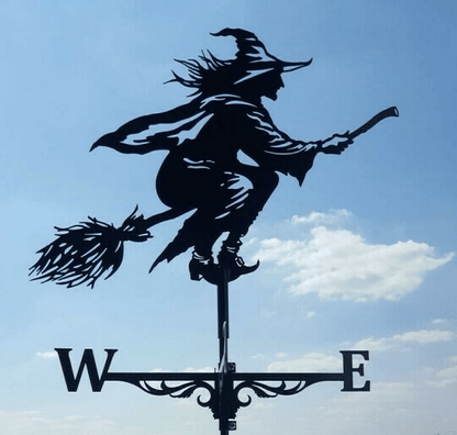 Metal weather vane featuring a whimsical cartoon animal design, perfect for adding charm to your garden or roof while serving as a durable outdoor wind indicator. 8